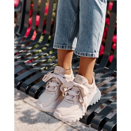 Deportivas Mujer Piel Beige CheBello 4583 6