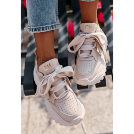 Deportivas Mujer Piel Beige CheBello 4583 7