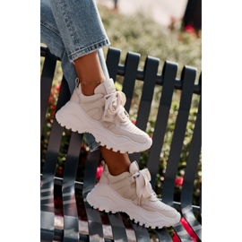 Deportivas Mujer Piel Beige CheBello 4583 8