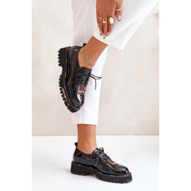 Zapatos mujer con cordones Artiker 55C0499 Negro 3
