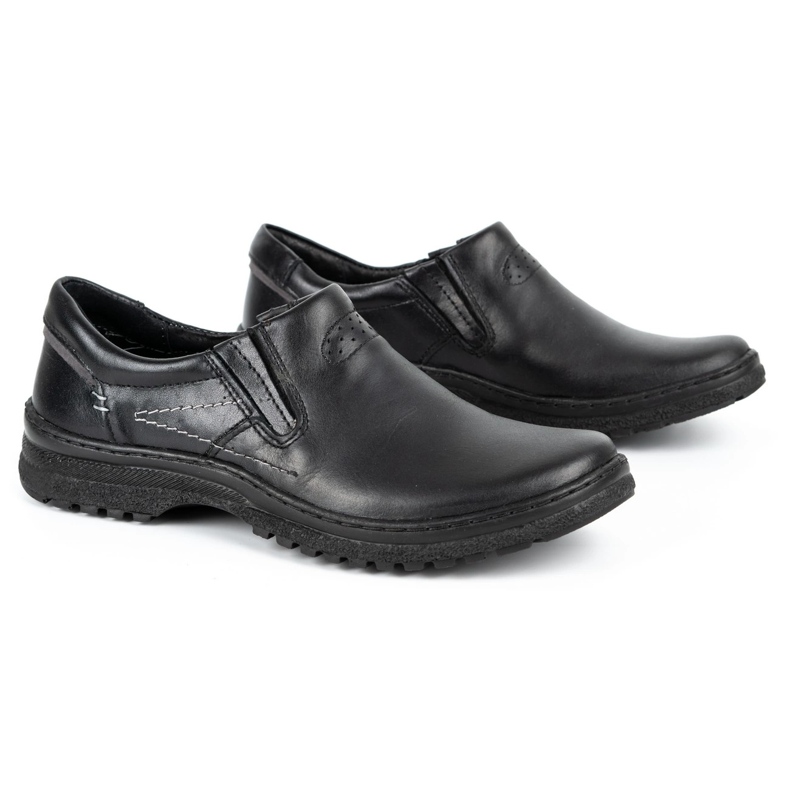 KOMODO Zapatos casuales negros para hombre 869 2