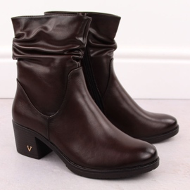 Botas tacón mujer marrones Vinceza 10547 marrón 5