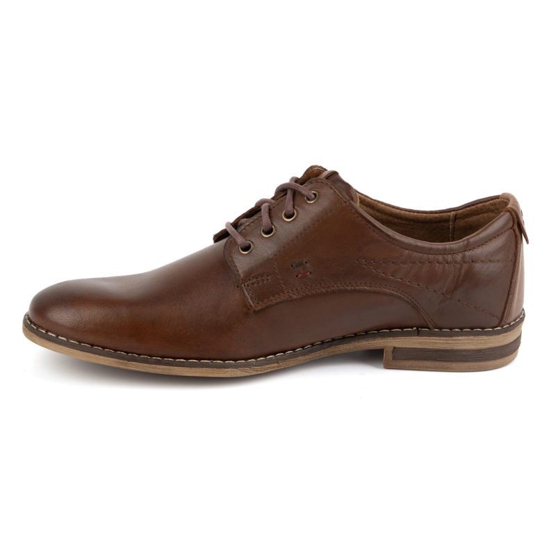 KOMODO Zapatos elegantes hombre piel 825K marrón 1