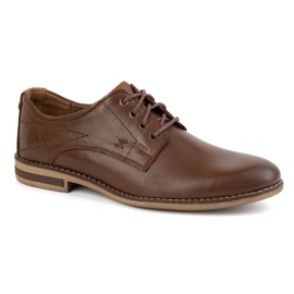 KOMODO Zapatos elegantes hombre piel 825K marrón 2