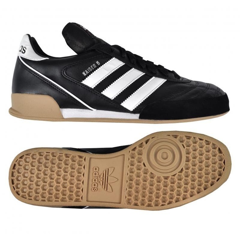 Zapatos de interior adidas Kaiser 5 Goal Leather In 677358 negro 1
