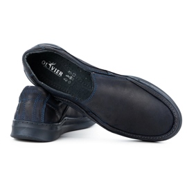 Antex Zapatos para hombres Slip-on Leaton Slip-on 216gt azul marino 3