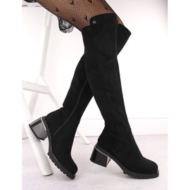Botas mujer ante negro S.Barski JC42-81 2