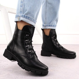 M. DASZYŃSKI Botas de trabajo negras con aislamiento para mujer M.Daszyński MR23123 negro 5