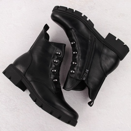 M. DASZYŃSKI Botas de trabajo negras con aislamiento para mujer M.Daszyński MR23123 negro 3