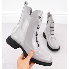 Botines mujer charol gris Vinceza 66678 1 Botines mujer charol gris Vinceza 66678 1