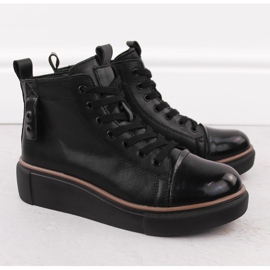 Botas negras de piel con aislamiento para mujer T.Sokolski Z24-218 negro 2