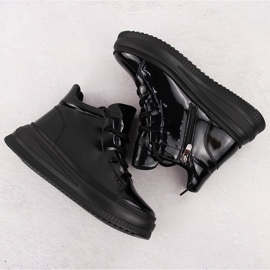 Botas de mujer en charol con aislamiento negro Artiker 55C1049 3