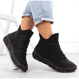 Botas aislantes negras de mujer Rieker 55069-00 negro 12