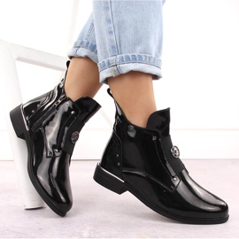 Botines de mujer Filippo DBT4750 charol negro 4