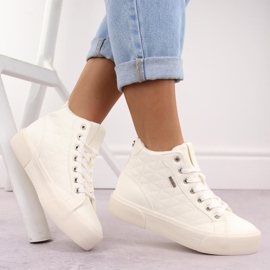 Zapatillas blancas acolchadas con aislamiento Big Star OO274A479 blanco 4