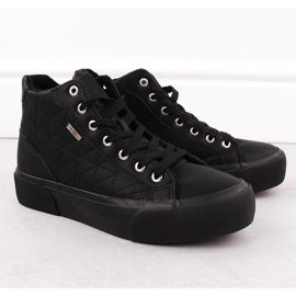 Zapatillas negras acolchadas con aislamiento Big Star OO274A480 negro 2