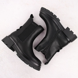 Botas Chelsea mujer piel negro Big Star 3