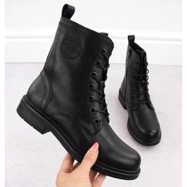 Botines de mujer marroquinería negros Sergio Leone BT682-S 8
