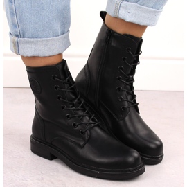 Botines de mujer marroquinería negros Sergio Leone BT682-S 14