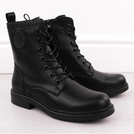 Botines de mujer marroquinería negros Sergio Leone BT682-S 9