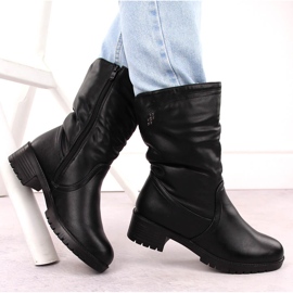 Botines negros altos aislantes de mujer Filo Donna Z24-43 4