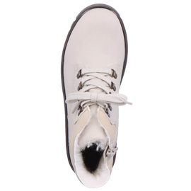 Botines de mujer impermeables beige Rieker Y3433-60 11