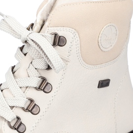 Botines de mujer impermeables beige Rieker Y3433-60 1