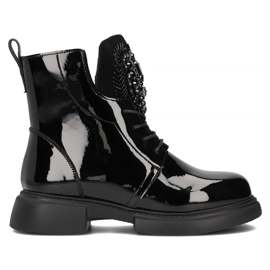 Filippo DBT6568/24 Bk Botas plataforma de piel, negro 1