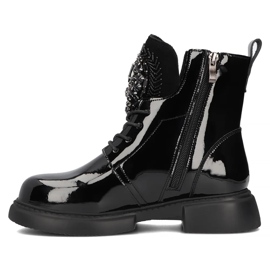 Filippo DBT6568/24 Bk Botas plataforma de piel, negro 4