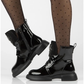 Filippo DBT6568/24 Bk Botas plataforma de piel, negro 5