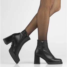 Filippo DBT6417/24 Bk Botines de piel negro 6