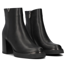 Filippo DBT6417/24 Bk Botines de piel negro 2