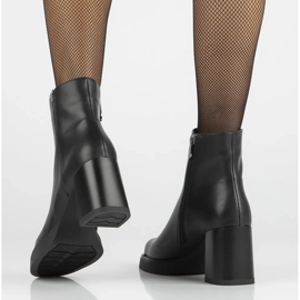 Filippo DBT6417/24 Bk Botines de piel negro 8