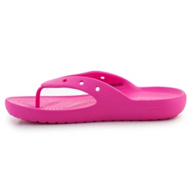 Chanclas Crocs Classic Flip V2 209402-6UB rosado 3