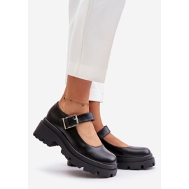 Zapatos de Mujer Con Hebilla Negro Plikuria 1 Zapatos de Mujer Con Hebilla Negro Plikuria 1