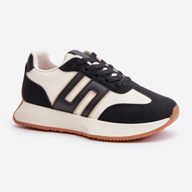 Zapatillas de mujer, calzado deportivo con plataforma, negro Thari 4