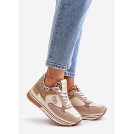 Zapatillas Mujer Plataforma Beige Debizia 1