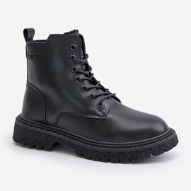 Big Star Botas de trabajo aisladas para mujer OO274A126 Negro 3