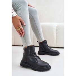 Big Star Botas de trabajo aisladas para mujer OO274A126 Negro 5