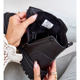 Big Star Botas de trabajo aisladas para mujer OO274A126 Negro 7