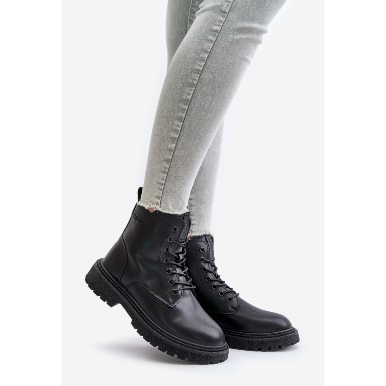 Big Star Botas de trabajo aisladas para mujer OO274A126 Negro 1