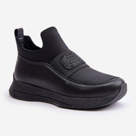 Deportivas Plataforma Piel Negro Artiker 55C0035 4