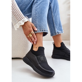 Deportivas Plataforma Piel Negro Artiker 55C0035 7