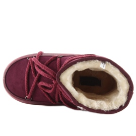 Botas de nieve Moon claret HW9500 burdeos rojo 5