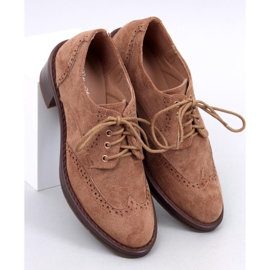 Zapatos tacón mujer Vedra Camel marrón 5