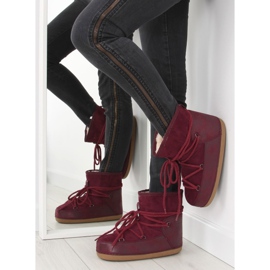 Botas de nieve Moon claret HW9500 burdeos rojo 6
