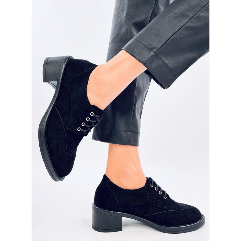 Mocasines tacón Vedra Negro 2 Mocasines tacón Vedra Negro 2