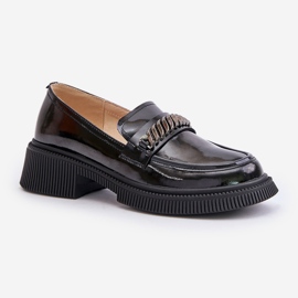 S.Barski Mocasines Mujer Charol Mocasines Con Decoración D&amp;A LZ42-030 Negro 4