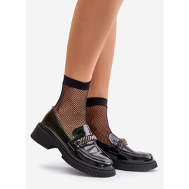 S.Barski Mocasines Mujer Charol Mocasines Con Decoración D&A LZ42-030 Negro 1 S.Barski Mocasines Mujer Charol Mocasines Con Decoración D&A LZ42-030 Negro 1