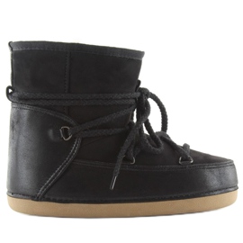 HW9500 Botas de nieve luna negra negro 4